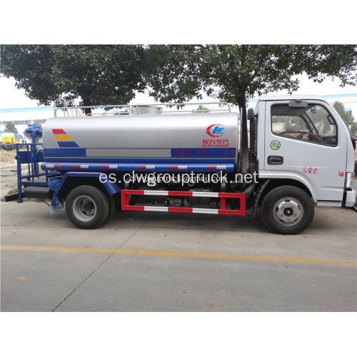 Dongfeng chasis 4X2 3000 litros camión cisterna de agua